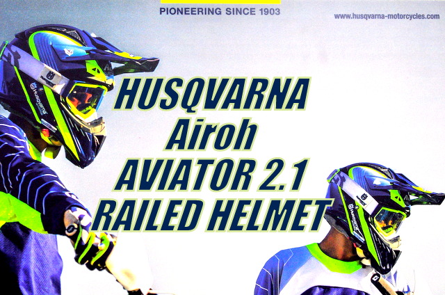 Husqvarna Airoh Aviator Helmet | ALTAIR MOTOR